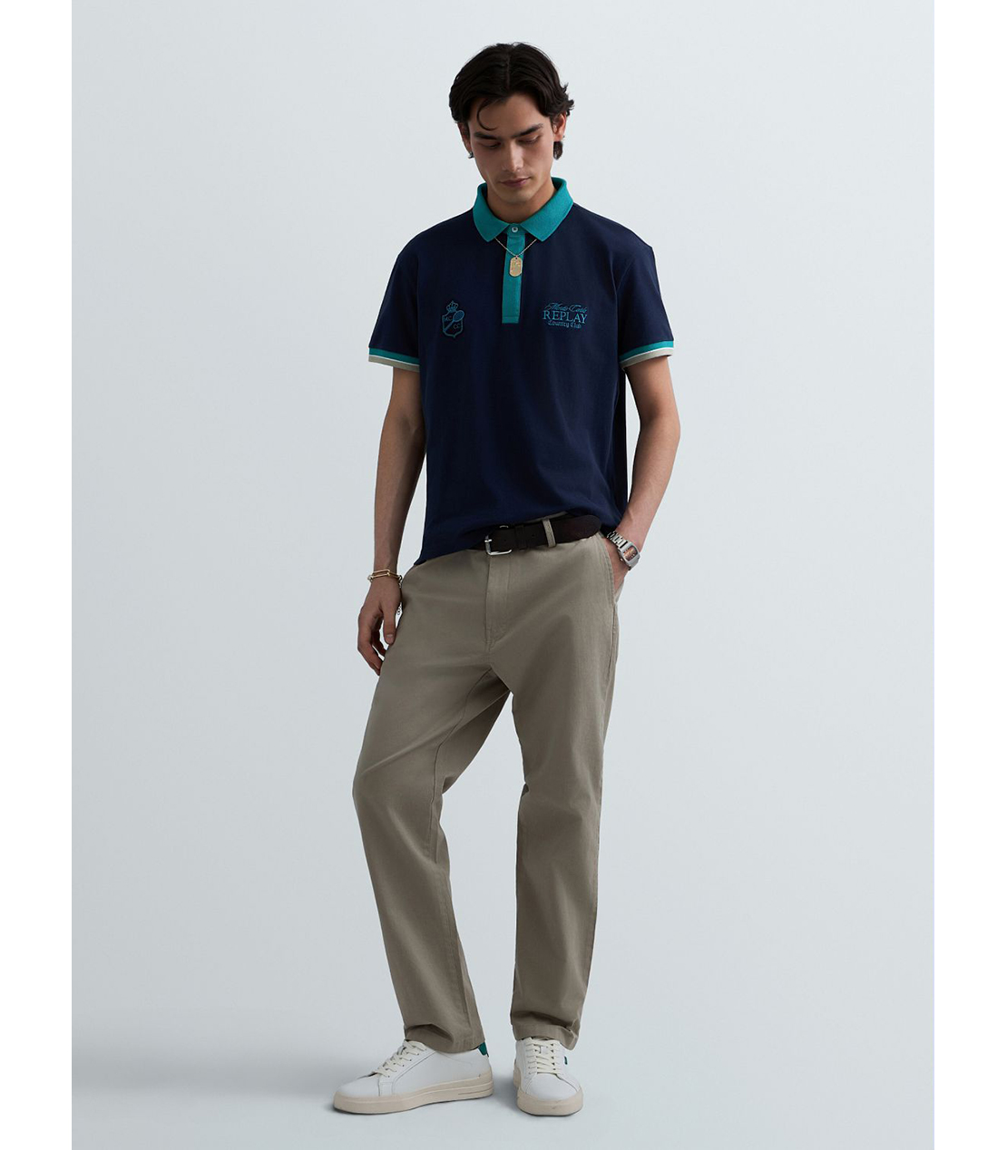 REPLAY &times; Monte Carlo Country Club ポロシャツ 詳細画像 ネイビー 2